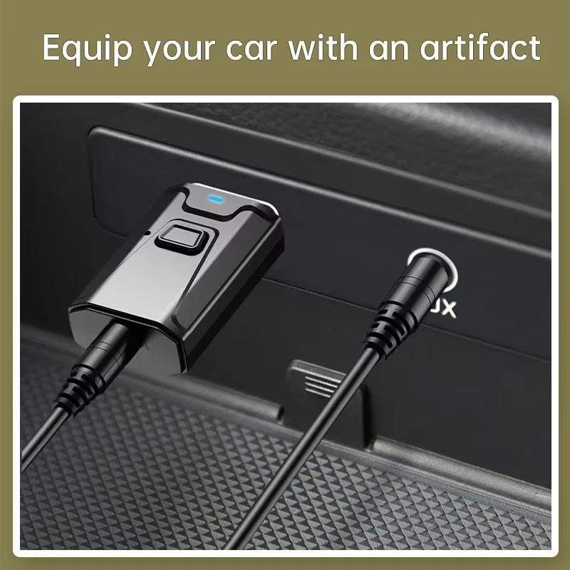 VIKEFON 3-in-1 Bluetooth 5.0 Adapter in Schwarz als Sender und Empfänger mit USB und 3,5 mm AUX für TV, PC, Kopfhörer und HIFI-Audio - Bild 5