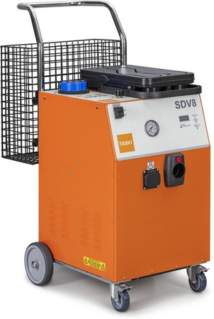 Diversey TASKI Steam SDV8 Dampfreiniger mit 8 bar in Orange/Grau