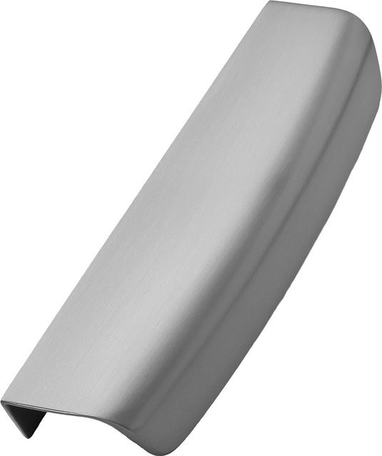 Furnipart Griffleiste La in Silber mit Edelstahl-Effekt aus Zinkdruckguss, Breite: 192 mm, Höhe: 160 mm - Bild 1