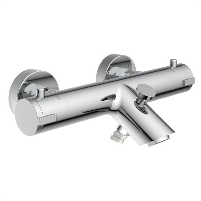 Schütte Thermostat Wannenfüllarmatur London in Chrom mit Eco-Stopp-Funktion und Sicherheitssperre - Bild 1