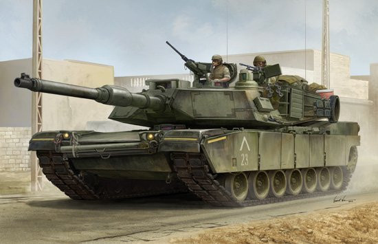 Trumpeter US M1A1 AIM MBT, Fahrzeug, 1:16, Grün - Bild 1