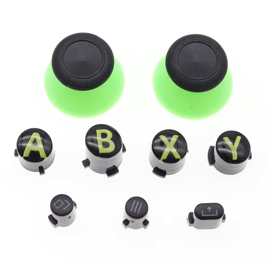 TingDong Joystick Kappen Ersatz Set für Xbox Serie X S, Thumbstick und ABXY Tasten Mod Kit, Multicolour - Bild 2