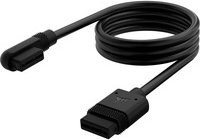 Corsair iCUE LINK Slim-Kabel, 90 Grad abgewinkelt, Schwarz, Länge: 60 cm - Bild 1
