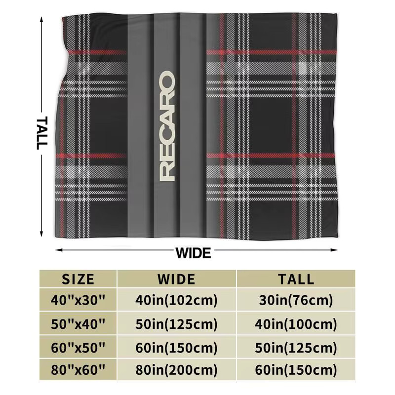 Recaros Flanell-Fleece-Decke bedruckt, weiche und flauschige Kuscheldecke in Multicolour - Bild 3