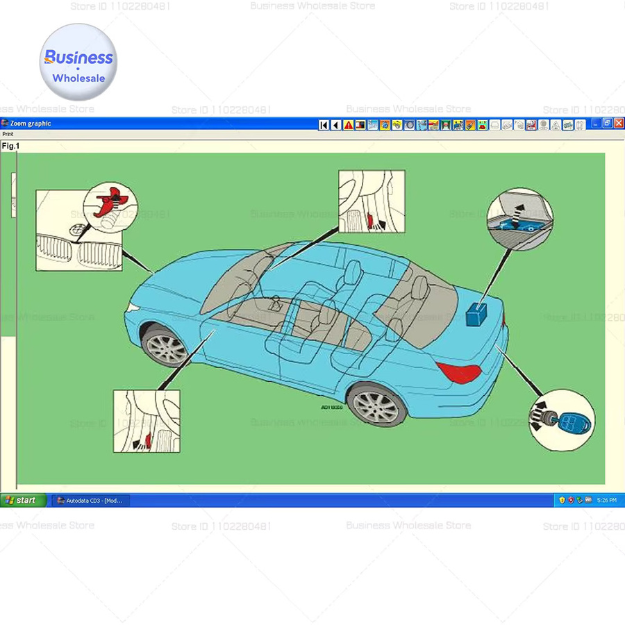 Auto Data 3.45 Fahrzeugschaltplan und Diagnosetools Original-Installationssoftware für USB - Bild 3
