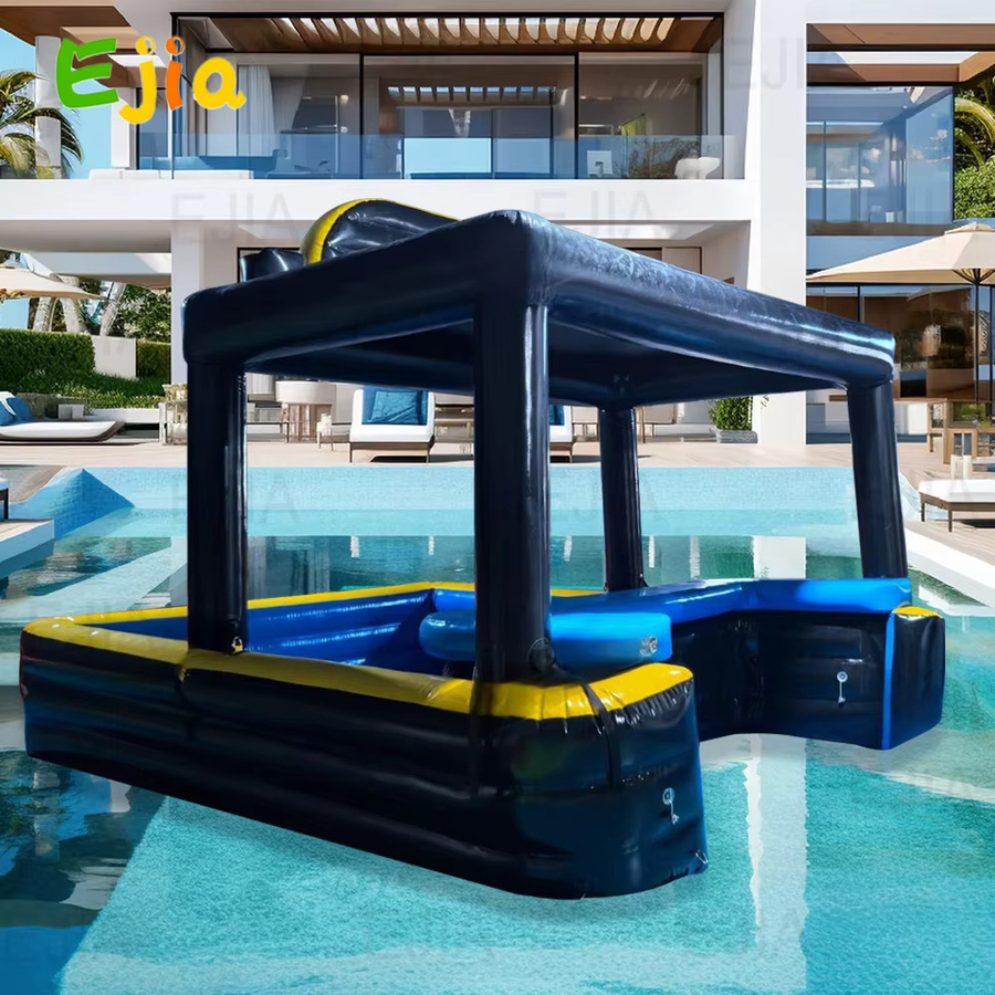 Ejia Aufblasbare Pool Bar Zelt aus PVC für Garten und Outdoor, B/T/H: 487 x 396 cm - Bild 5