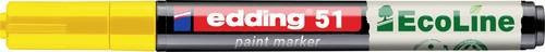 Edding 51 EcoLine Lackmarker Gelb mit 1 mm und 2 mm Spitze - Bild 1