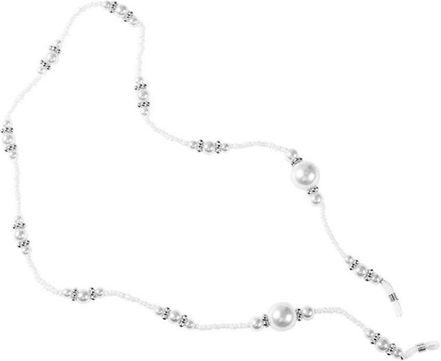 Neoglint Brillenkette, künstliche Perlen, Legierung, White, Unisex - Bild 1