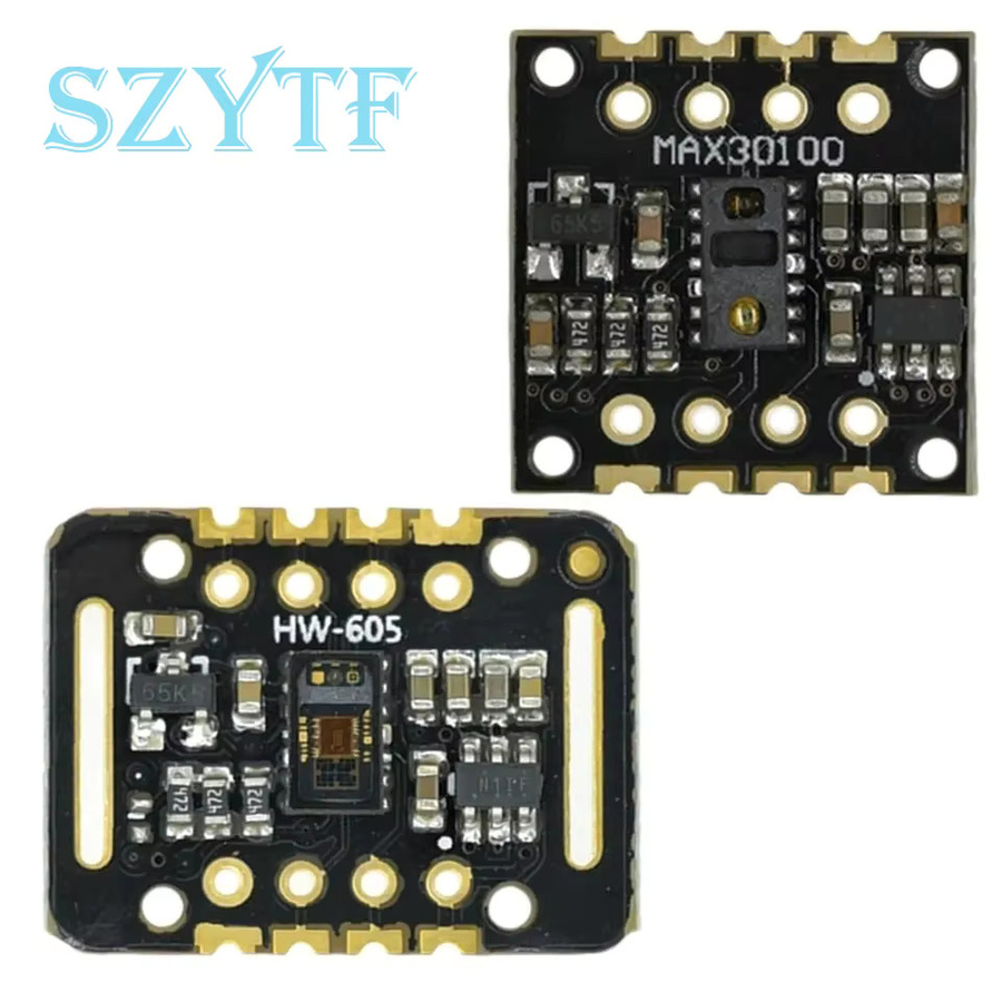SZYTF Max30100 Max30102 Herzfrequenz-Oximetrie-Sensor Modul in Schwarz für Arduino - Bild 3