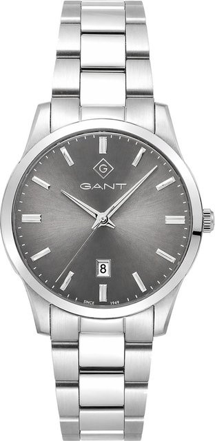Gant Herrenuhr Taunton, Quarz, Edelstahl, 39 mm, Grau, 5 ATM - Bild 1