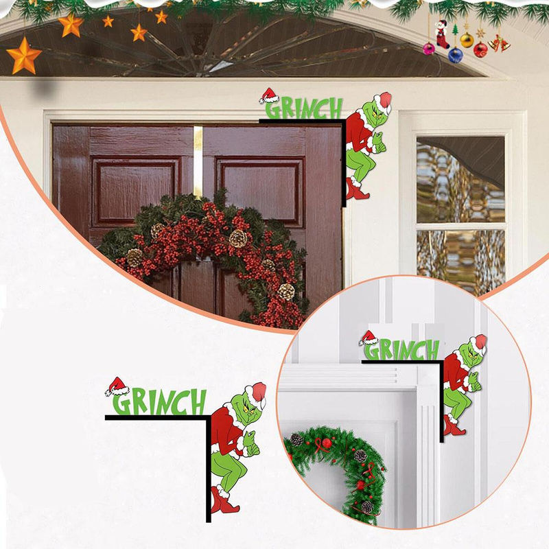Topfactory Grinch Weihnachts-Eckdekoration aus Holz in Grün - Bild 3