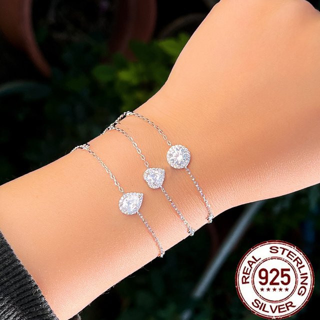 Cww zircons Armband, 925 Silber, Zirkonia, Damen - Bild 1
