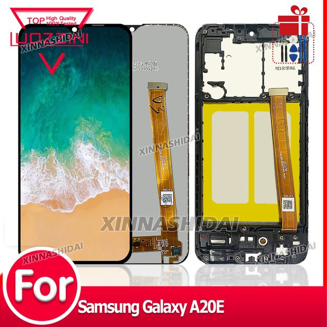 Samsung Galaxy A20E LCD Display mit Touchscreen Digitizer Montage Ersatzteil in Schwarz - Bild 1