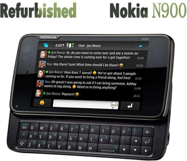 Nokia N900 Mobiltelefon Refurbished Schwarz mit 1 SIM Slot - Bild 1