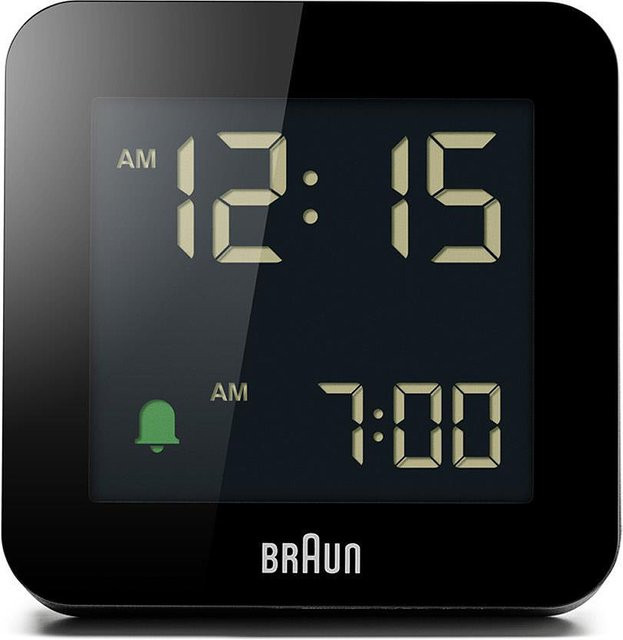 Braun BC09B Klassik digitaler Wecker in Schwarz - Bild 1