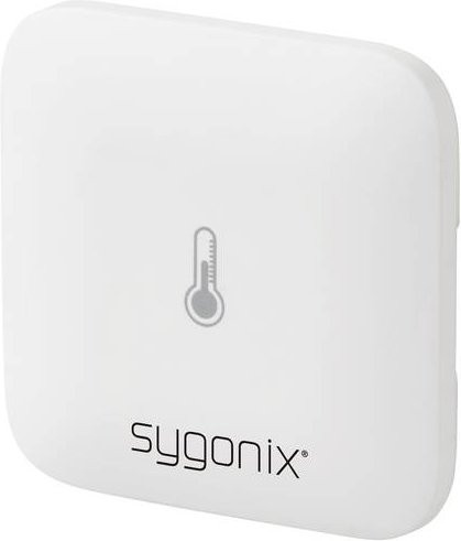 Sygonix SY-6052186 Temperatursensor und Luftfeuchtesensor mit WiFi und Bluetooth in Weiß - Bild 1