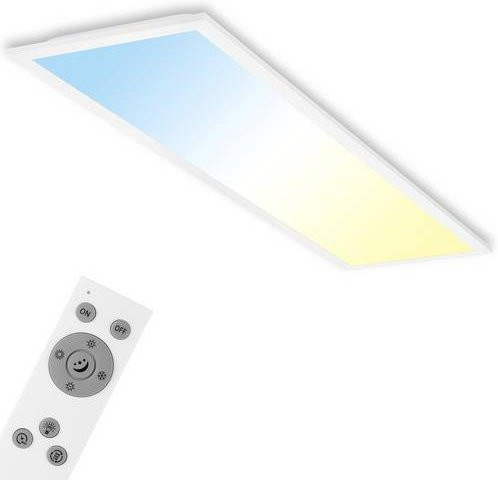 Briloner Piatto 7167016 LED-Panel in Weiß, dimmbar mit Fernbedienung, 23W, Warmweiß und Kaltweiß, Deckenleuchte - Bild 1