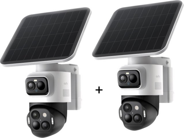 Anker eufyCam S4 Kabellose 4K Überwachungskamera mit Solar und WLAN im 2er-Set, Schwarz/Weiß - Bild 4