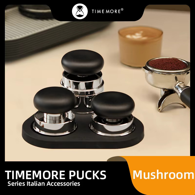 TIMEMORE Pucks Mushroom Nadelförmiger Pulververteiler mit Selbstschwerkraft-Funktion und konstantem Druck - Bild 1