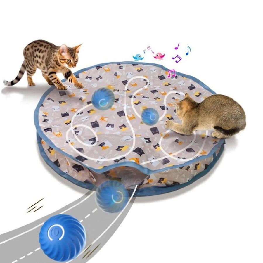 Oudun Intelligentes interaktives Katzenspielzeug Ball - Bild 3