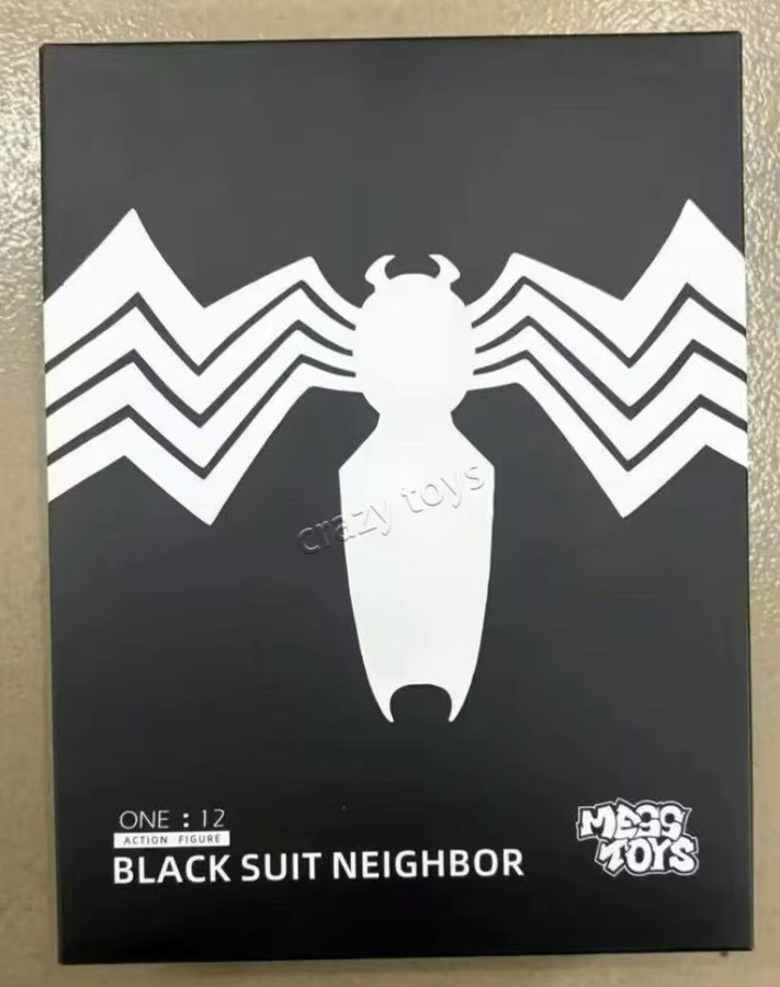 Bandai Marvel Spiderman Black Neighbor Symbiote Spider-Man Actionfigur, Schwarz-Rot, Einzelfigur - Bild 3