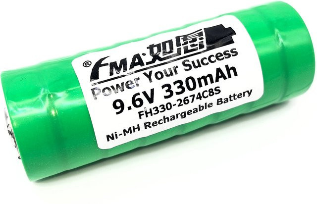 FMA Ni-MH 330mAh V350H Akku Ersatz für 2-Wege-Funkgeräte 14,4V HFG11 9,6V RFT UFT 721 UFT741 UFT771 UFT727 UET720 in Grün - Bild 1