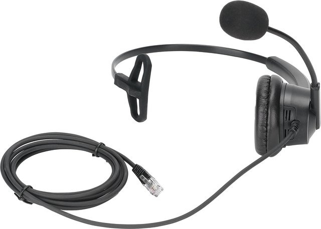 DIYelecs Telefon Headset mit Mikrofon in Schwarz für Business, Callcenter und Büro - Bild 1