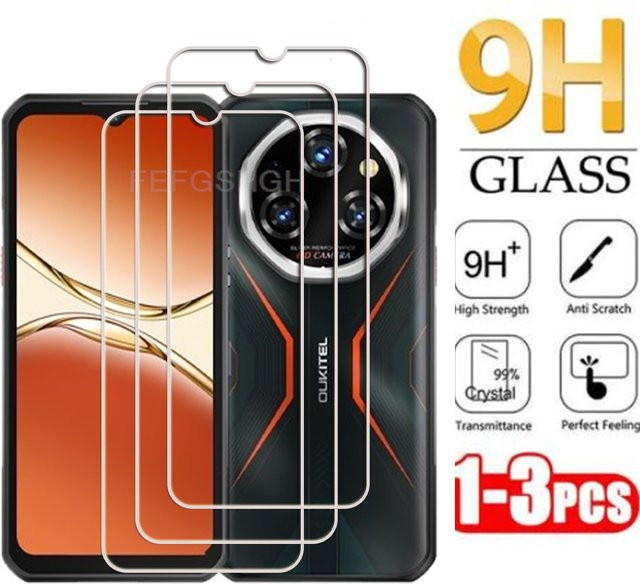9H Gehärtetes Glas Displayschutz für Oukitel WP55S, WP55Pro und WP55 mit 6.6 Zoll Display, transparent - Bild 1