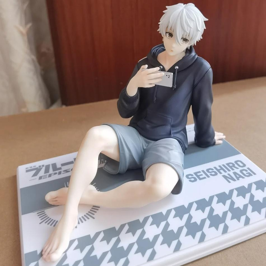 Fashnics Blue Lock Nagi Seishiro Anime Figur Fußballmodell Statue Weiß - Bild 3