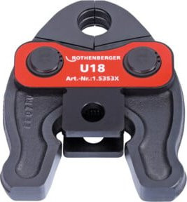 Rothenberger Pressbacke Compact U18 aus Stahl in Rot - Bild 1