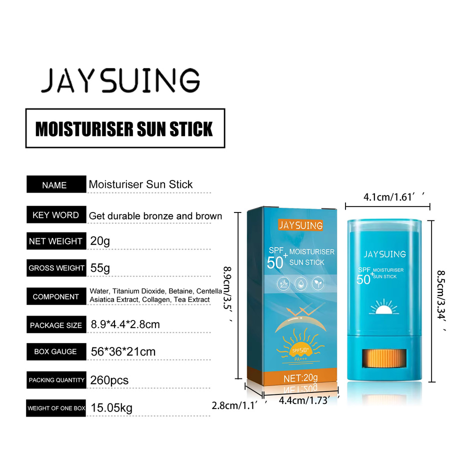 Jaysuing Sonnenschutz-Cremestift LSF 50+, Unisex - Bild 4