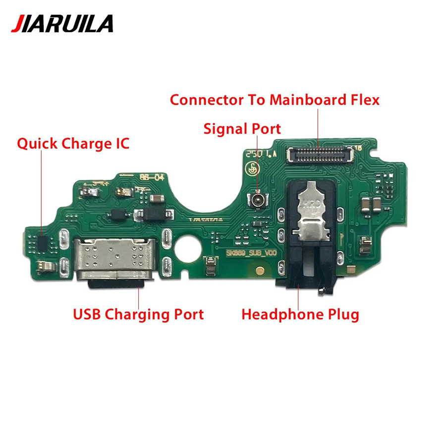 ZTE USB-C Ladeanschluss Flexkabel Dock-Board für Blade V50 V60 V70 Smart Design Vita Max - Bild 4