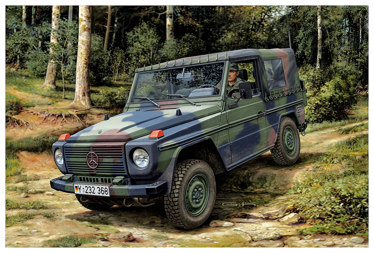 Revell Lkw gl leicht Wolf, Modellbau, 1:35, Kunststoff, Grau - Bild 3
