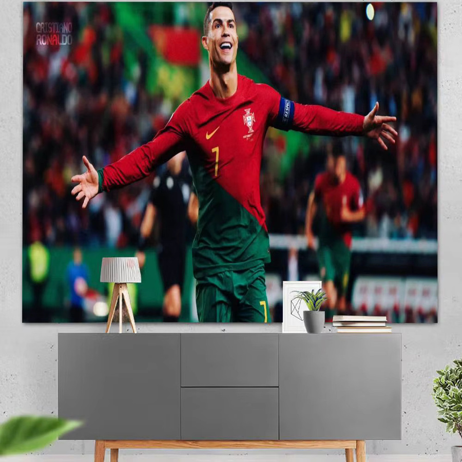 Cristiano Ronaldo Dos Santos Aveiro Party-Hintergrund Banner für Kindergeburtstage, Mehrfarbig, Rechteckig - Bild 2