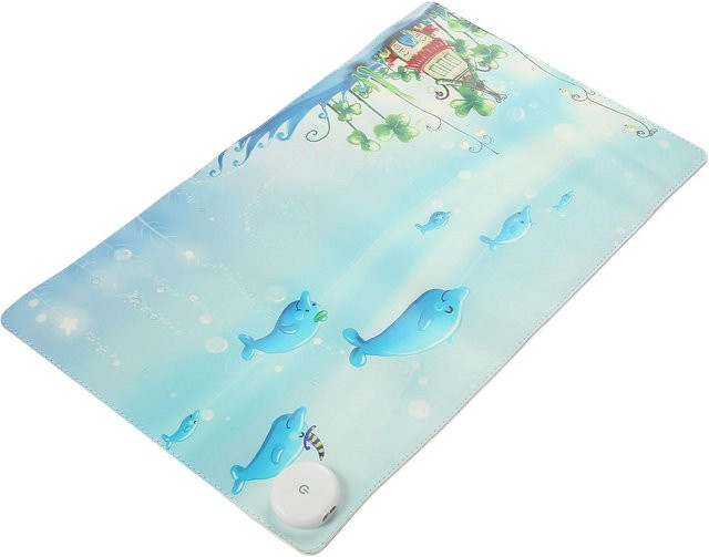 DIYelecs Beheiztes Mauspad in Blau mit 3 Temperaturstufen, große Schreibtischunterlage, B/H: 61 x 35,56 cm - Bild 1
