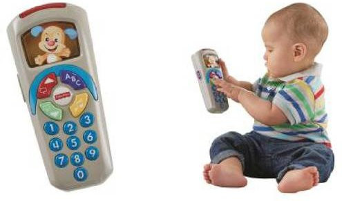 Fisher Price Lernspaß Fernbedienung DLD32 in Bunt / Mehrfarbig für Babys ab 6 Monaten - Bild 1