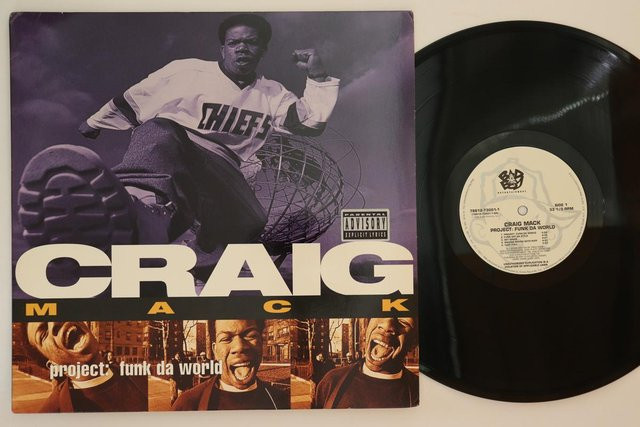Craig Mack - Project: Funk Da World LP Schallplatte, Bad Boy Entertainment, 1994, Hip-Hop/R&B, Grau/Mehrfarbig, Gebraucht - Bild 1