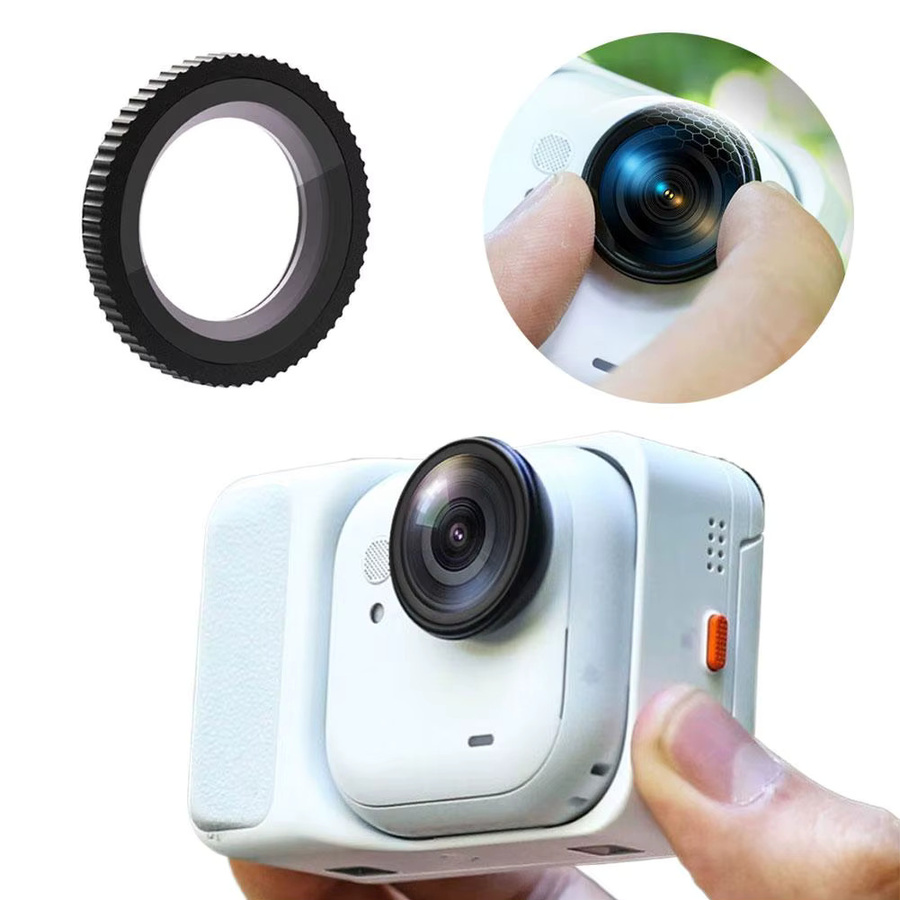 Insta360 GO Ultra Glaslinsenschutz, kratzfestes gehärtetes Glas in Transparent, Linsenschutz mit Schnellverschluss - Bild 5