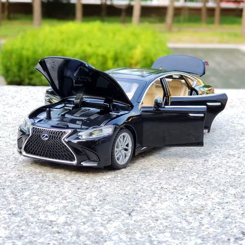 Maisto LS500 Automodell, 1:32, Limousine, mit Sound und Licht, Rot - Bild 2