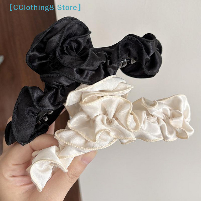 AliS8 Haarspange Satin-Plissee, Damen - Bild 1