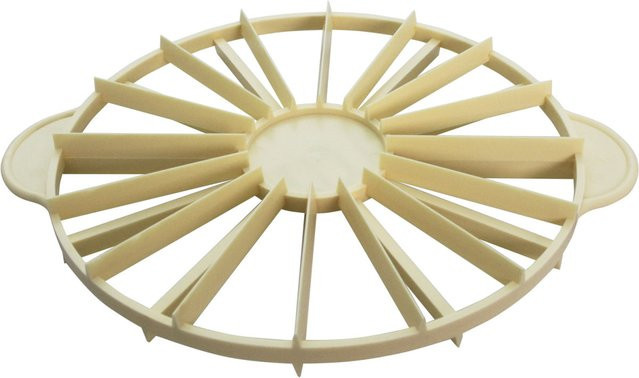 Schneider Torteneinteiler doppelseitig 12/16 rund, Durchmesser: 26,5 cm, elfenbein/beige - Bild 1