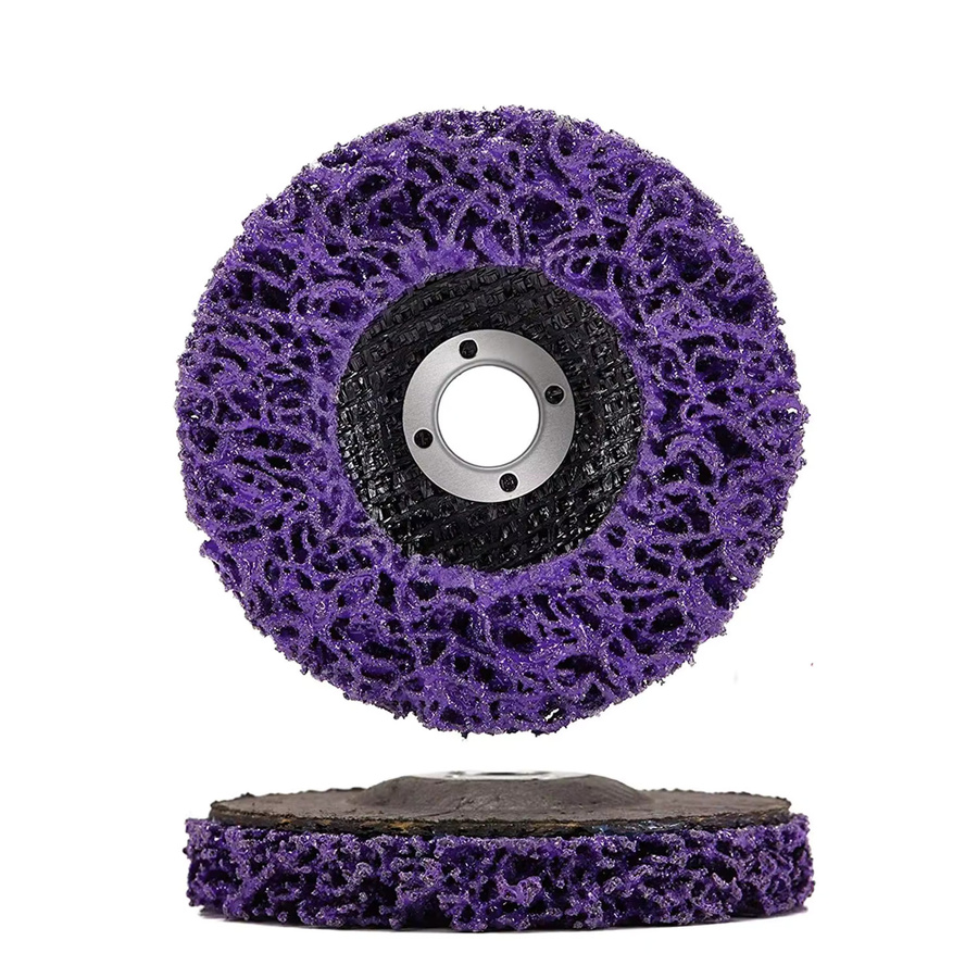 NuoDunco Poly-Strip Korallenschleifscheibe zum Entfernen von Farbe und Rost für Winkelschleifer, Farbe: Lila, Durchmesser: 100 mm, 115 mm oder 125 mm - Bild 7