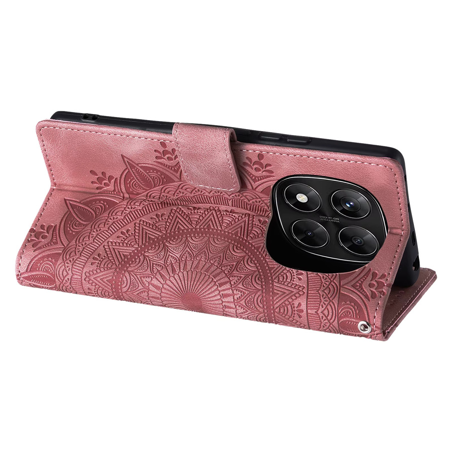 Xiaomi Flip-Leder-Brieftaschen-Handyhülle mit Kartenfächern und Halterung in Pink für Redmi Note 15 14 13 12 Pro Plus 15C 14C 13C A5 12S 5G - Bild 3
