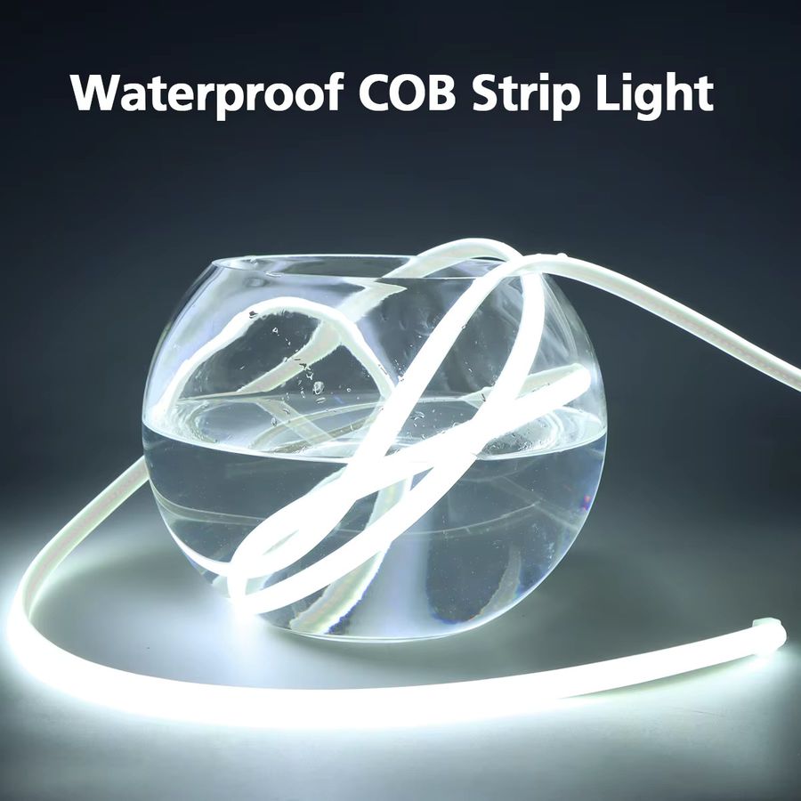 Gyarfas COB Neon Streifen Licht Wasserdicht mit 288 LEDs pro Meter aus Silikon für Garten und Pool - Bild 3