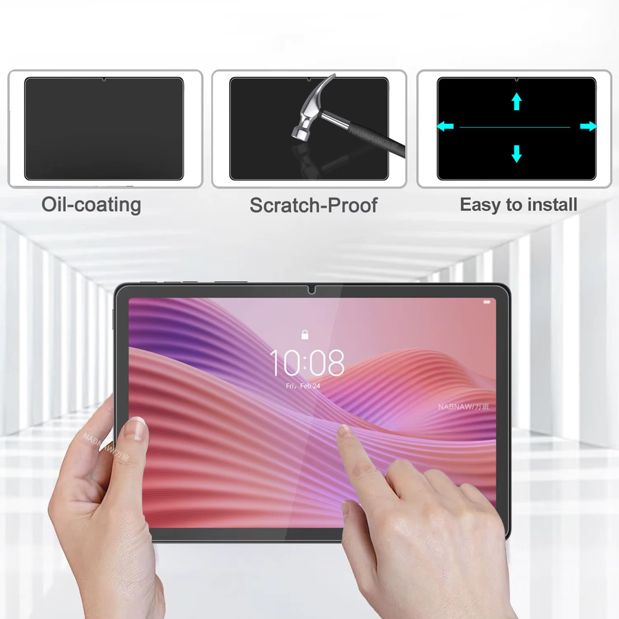 2 Stück Displayschutz aus gehärtetem Glas für Lenovo Tab 10.1, Idea 11, M11, M10 Plus, P11 Pro, K11 und Xiaoxin 11, transparent, 9H Härtegrad - Bild 3