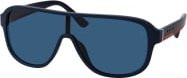 Polo Ralph Lauren PH 4196U Sonnenbrille, Vollrand, Square, Kunststoff, Blau, Herren - Bild 1