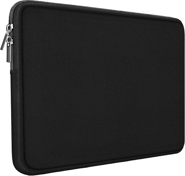 Schwarze Laptoptasche als Schutzhülle für Notebooks und Laptops von 11 bis 15,6 Zoll kompatibel mit Lenovo, Xiaomi, Dell und MacBook Air Pro Retina - Bild 1