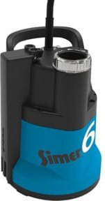 Jung Pumpen Schmutzwasserpumpe SIMER6S 230 V DT Stecker in Blau - Bild 1