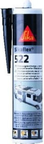 Sikaflex-522 Kleb- und Dichtstoff von Sika in Schwarz, 300 ml, lösungsmittelfreies Polyurethan - Bild 1