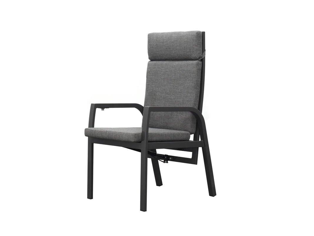 bellavista - Home & Garden Hochlehner-Sessel Kansas 2er-Set grau B/T/H: 58 x 63 x 108 cm - Bild 4